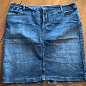 Not Your Daughters Jeans denim skirt 18